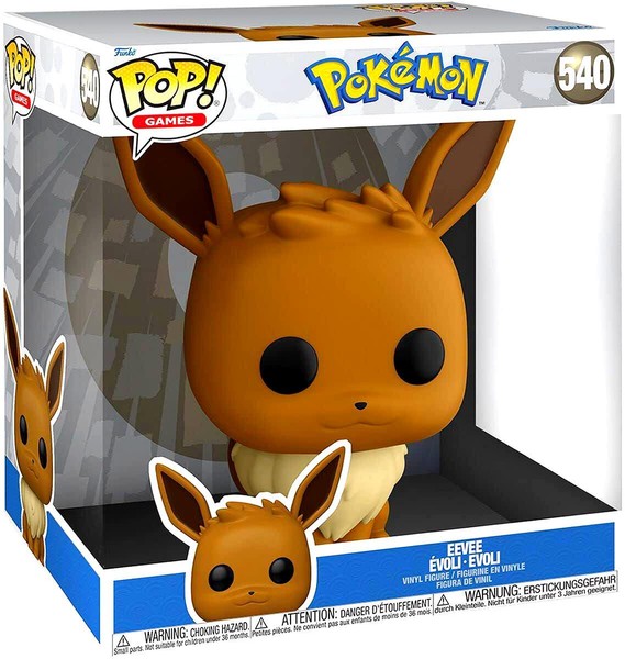 Funko Pop! Jumbo - Pokemon - Eevee (Emea) - Neu & Ovp-image