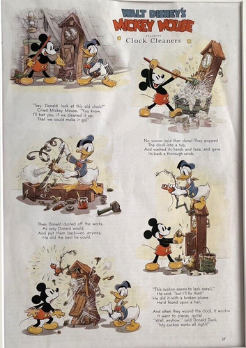 Limpiadores de Reloj Mickey Mouse Revista de Dibujos Animados Imagen Enmarañada - Imagen 3 de 7