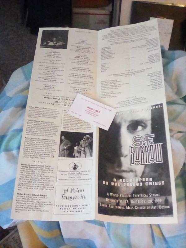 s.f. sorrrow boston rock opera 1999 pretty things peter Moore mcoa