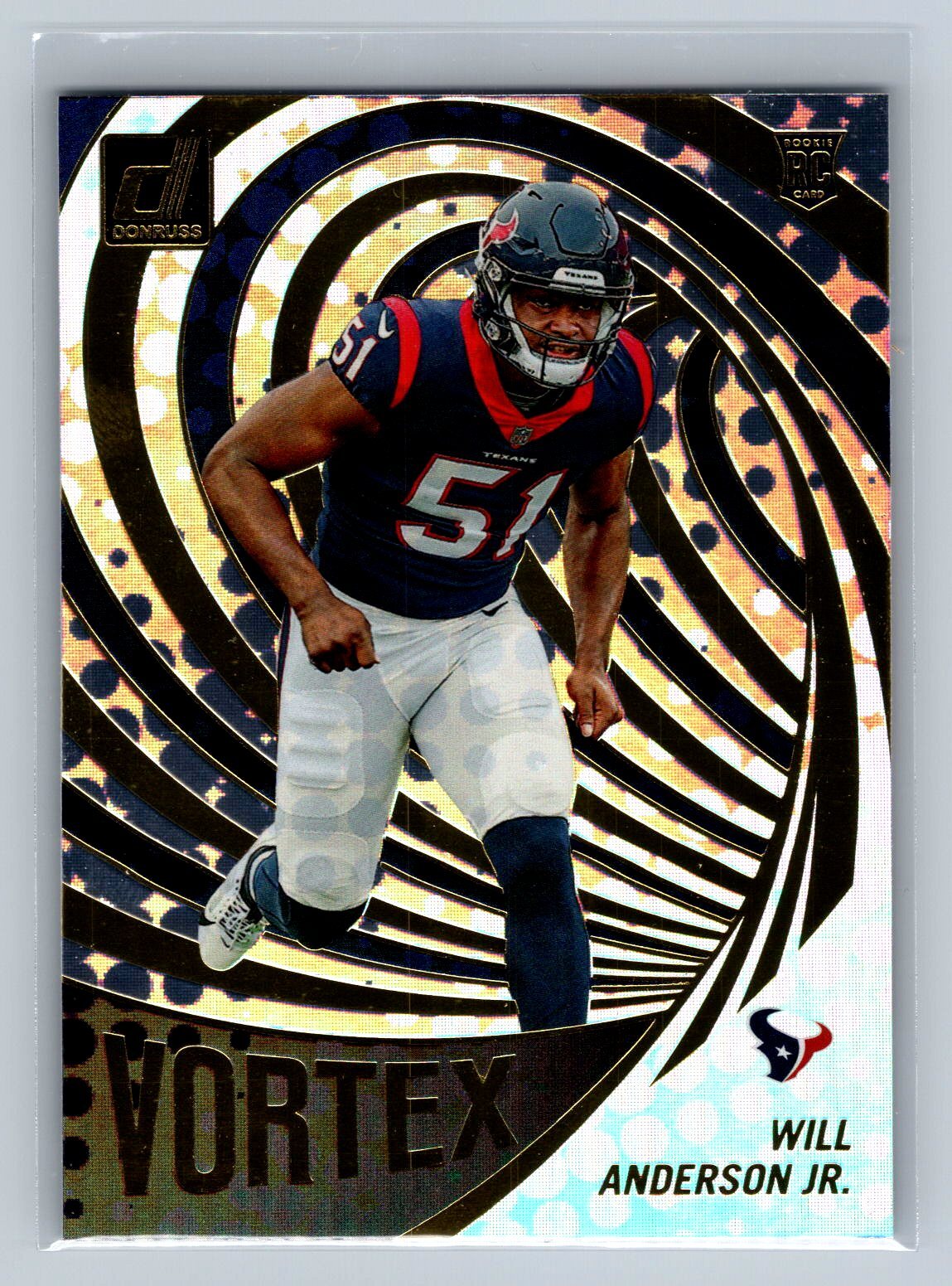 2023 Donruss Will Anderson Jr. Vortex #VOR-18 Houston Texans