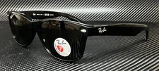 RAY BAN RB2132 901 58 Black Square Unisex 55 mm Polarized Sunglasses