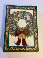 Christmas Cards with Envelopes,Vintage Holiday  Greeting Card Bulk 7”x4 1995