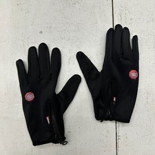 Black One Pair Touch Screen Knitting Waterproof Thermal Gloves Adults Size M NEW