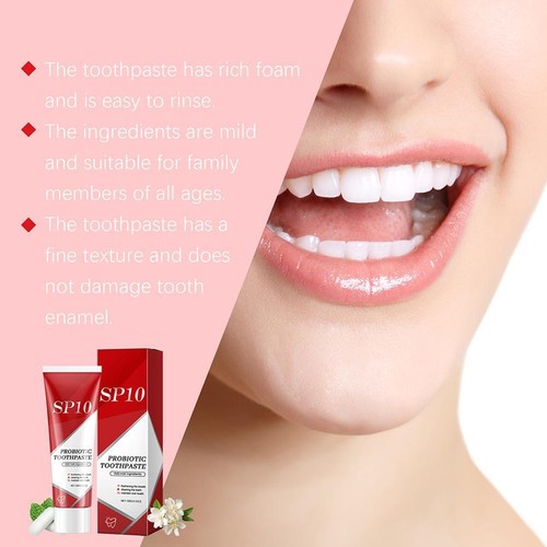 1Pcs Super Probiotic SP-10 Toothpaste, Probiotics Bright White Toothpaste, Sp-10 - Picture 15 of 16