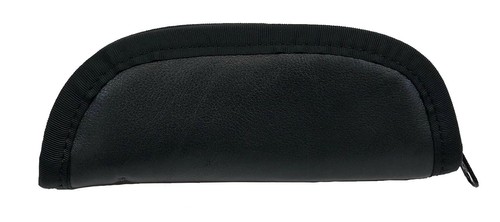 LEATHER POCKET FOLDING KNIFE STORAGE POUCH 6" BLK Fit Spyderco Kershaw USA MADE - Picture 2 of 3