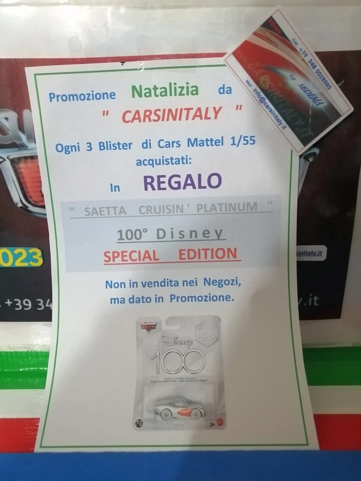 Lizzie  Cars 1  - Serie Radiator Springs 2015  Blister Mattel 1/55 n.19/19 metal - Immagine 3 di 3