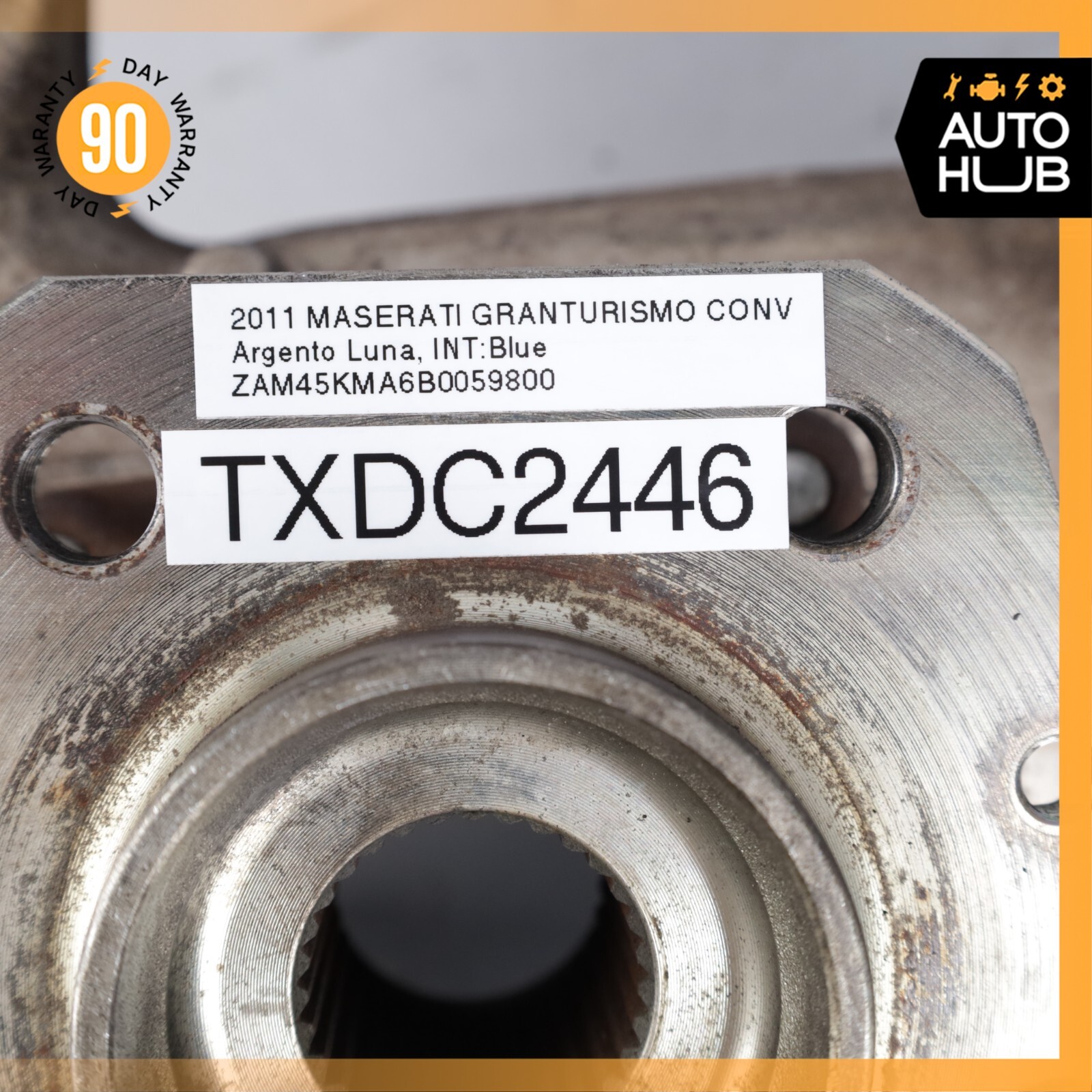 11-19 Maserati GranTurismo S M145 Front Right Side Spindle Knuckle Hub OEM 23k