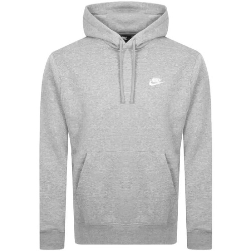 Nike Mens Club Grey Tracksuit Fleece Hoodie Joggers Sweatpants Hoody Bottoms - Picture 2 of 3