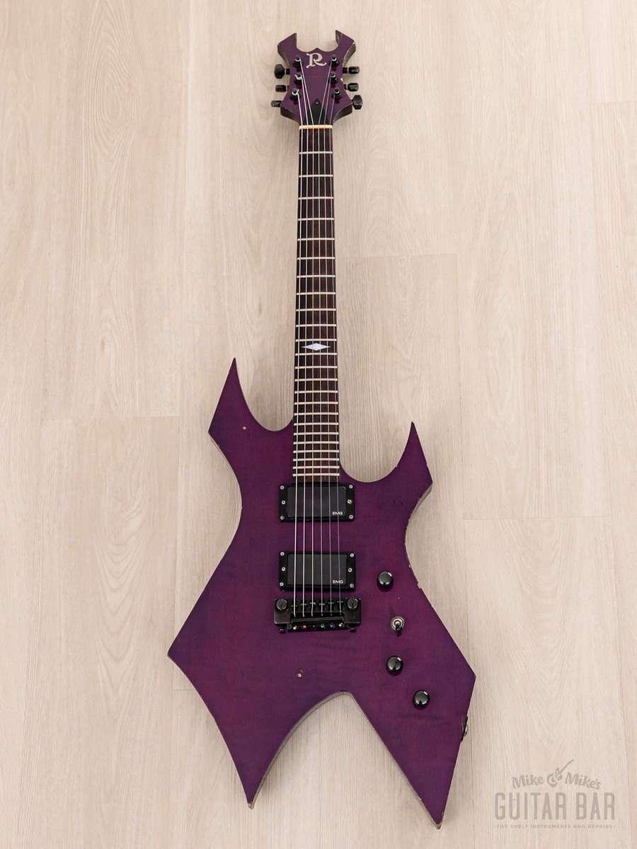 2001 B.C. Rich “Japan Monster” Warlock Trans Purple Set Neck