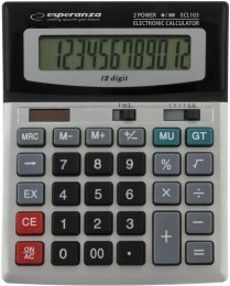 5901299903568 Esperanza ECL103 calculator Desktop Basic Black, Grey Esperanza