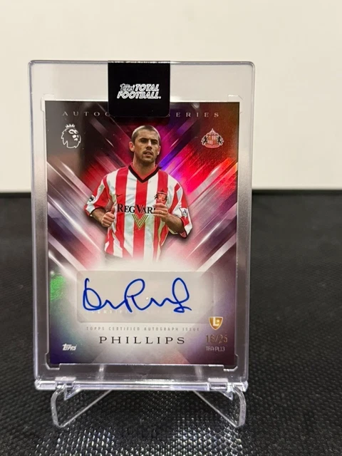 Kevin Phillips Topps total football Autograph Series 16/25