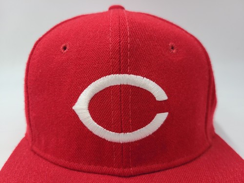 Vintage Cincinnati Reds New Era 59Fifty Pro Model Fitted 7 1/8 Hat Cap Wool MLB - Picture 4 of 13