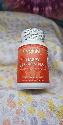 BrainMD Happy Saffron Plus 3in1 Mood Memory And Sexual Function Supplement