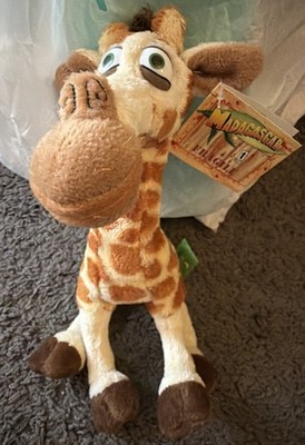 Vintage 2005 Dreamworks Madagascar Melmen Giraffe Plush NWT Rare
