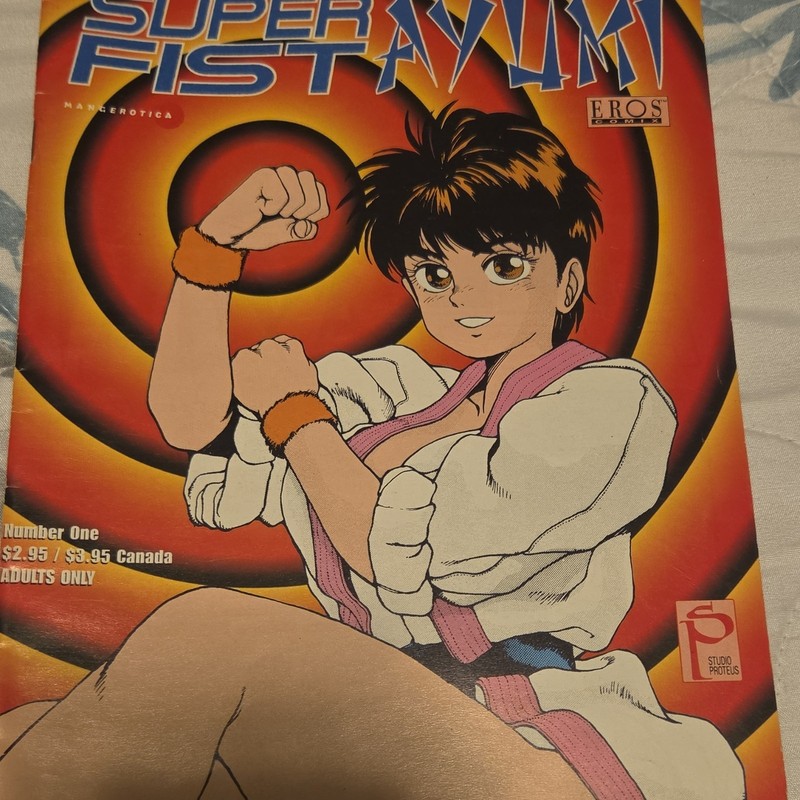 Eros Comix Super Fist Ayumi #1 Shinobu Ohta English Manga Martial Arts Adults