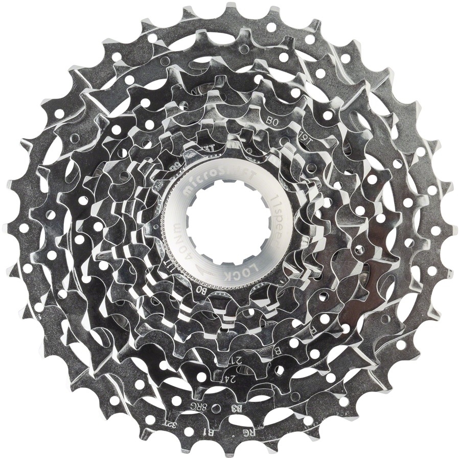 MicroSHIFT G11 Cassette - 11 Speed 11-32T Silver Chrome Plated With Spider 9790₽