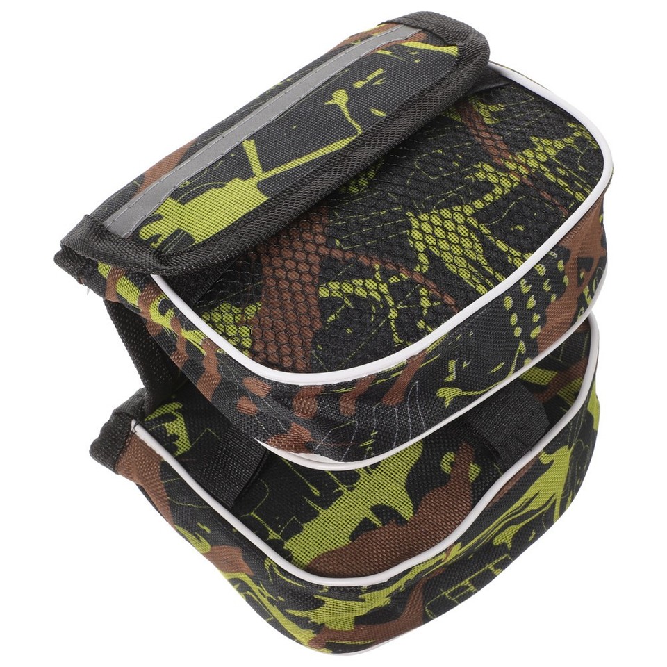 Bike Frame Front Tube Bag Bags Mountain Side Pouch Saddle Bag Riding ...