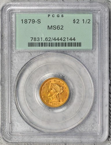 1879-S Liberty Quarter Eagle — photo from the most recent tracked eBay sale