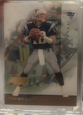 Topps 2002 Debut Tom Brady #108 New England Patriots NFL Football Base Set