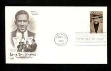 US FDC #3557 Artcraft 2002 New York NY Langston Hughes Black Heritage