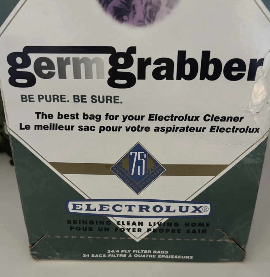 24 Brand New Electrolux Germ Grabber Type C Canister Vacuum Cleaner Bags - Image 4 of 4
