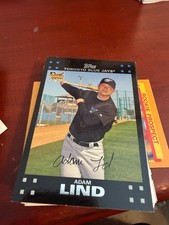 2007 Topps - Adam Lind #279 (RC) Rookie Card Toronto Blue Jays. rookie card picture