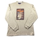 Phat Farm Vintage NWOT Long Sleeve T-Shirt Baggy Streetwear New Tan XL K129