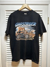 Vintage Ghostrider Easy Rider Magazine Shirt Size XL