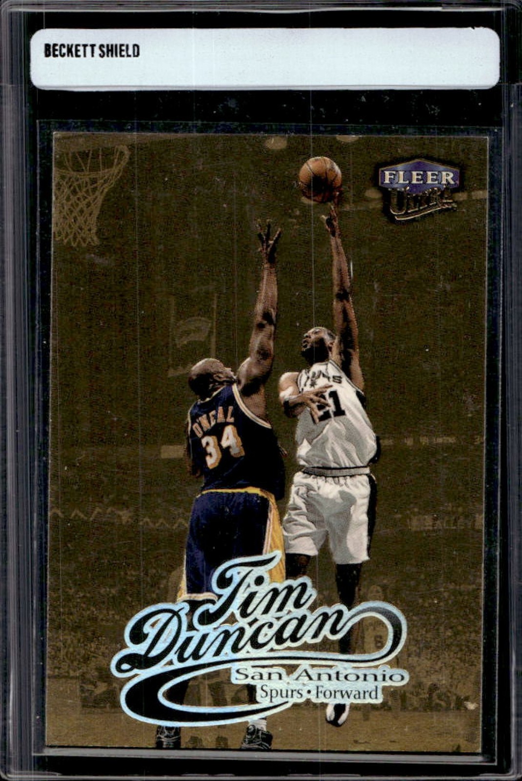 1998-99 Fleer Ultra Tim Duncan Gold Medallion #55G Spurs