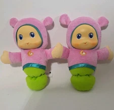 Playskool Lullaby 6 inch Gloworm 2017 Lot Of 2 Light & Music Working