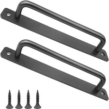 2 Pack Sliding Barn Door 6.3IN Handles Pull Handle Sliding Gate Wardrobe Cupb...