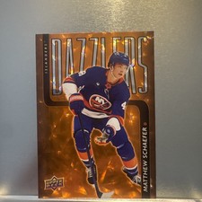 25-26 UD Series 2 Hockey RC Orange Dazzlers DZ-57 Matthew Schaefer NY Islanders