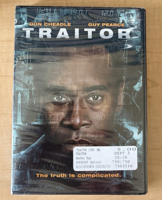 Traitor Movie DVD Don Cheadle Guy Pearce Neal McDonough Jeff Daniels New Sealed