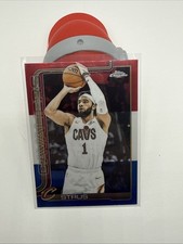 2025-26 Topps Chrome - Max Strus #32 Red White & Blue Refractor