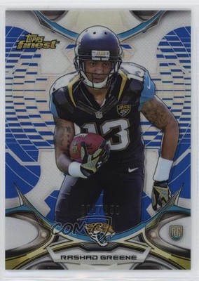2015 Topps Finest Blue Refractor 5/250 Rashad Greene #97 Rookie RC 1g8h