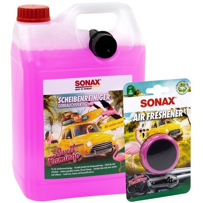 SONAX 5Liter Scheibenreiniger gebrauchsfertig inkl. Lufterfrischer SweetFlamingo