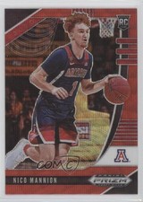 2020-21 Panini Prizm Draft Picks Ruby Wave Prizm Nico Mannion #18 qy0