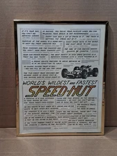 Vintage Signed Roland Partos Racing Limited Edition Framed Print 