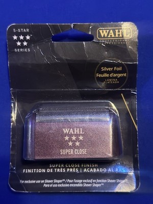 Wahl Shaver/Shaper SUPER CLOSE Hypoallergenic SILVER Foil - Model 7031-400