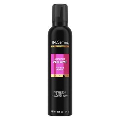 TRESemmé Plumping Mousse Amplified Volume for 10.5 Ounce (Pack of 1), Black 