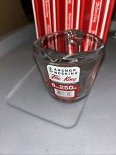 Anchor Hocking Fire-King USA 8 oz. 250 ml 1 Cup Measuring Cup - NEW WITH STICKER