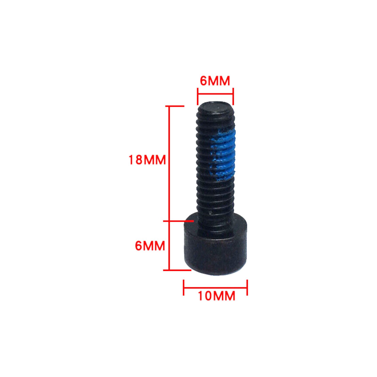 Shimano Original Hydraulic Disc Brake Caliper Bolt Single M6 BRM525 Black