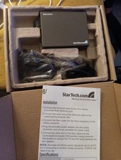 StarTech 1000 Mbps Gigabit Multi Mode Fiber Ethernet Media Converter SC 550m