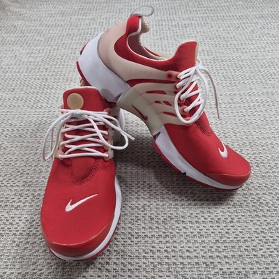 Nike Air Presto Shoes Mens Size Large Red Mesh Athletic Sneakers 305919-611