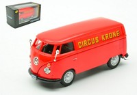 Cararama 1/43 Van Vw Samba Can Circus Krone Statisches Modell Diecast