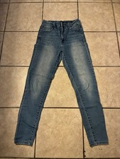 Curve Appeal Jeans Womens 4/27 Blue Creator High Rise Essential Skinny Stretch