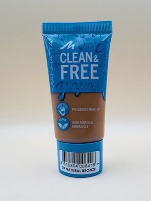 Manhattan Clean & Free Skin Tint Foundation 39 Natural Bronze 30ml *NEU*