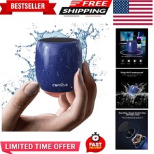 Small Speaker, Bluetooth Speaker with 360 HD Stereo Sound and Robust Bass, Mi...