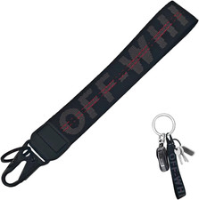 Fashionable Car Key Chain, Fabric Wrist Strap with Key Ring, Can Be Used to Hang