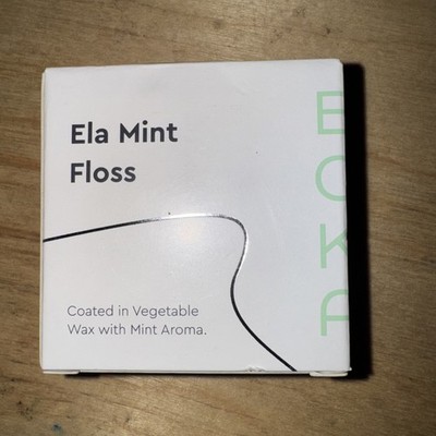 Boka Ela Mint Woven Dental Floss, Made from Plant-Based 90 Foot (Pack of 1) 